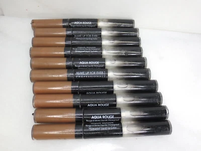 MAQUILLAJE PARA SIEMPRE AQUA ROUGE IMPERMEABLE COLOR LÍQUIDO 5 0,08 OZ 10 PIEZAS *DETALLES* Foto 1 de 4