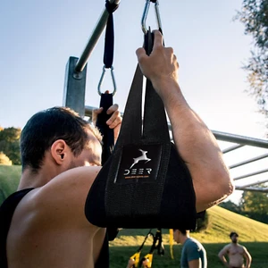 Fitness Hanging Ab Straps for Pull Up Bar & Abdominal Muscle Building - Picture 1 of 6