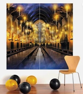 Harry Potter Hogwarts Wizarding World Kids Birthday Party Decoration Backdrop - Picture 1 of 2