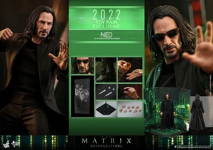 the MATRIX RESURRECTIONS NEO (Keanu Reeves) TOY FAIR EX. 1/6 Action Figure 32 cm - Imagen 1 de 14