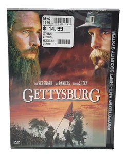 Gettysburg DVD, 1993 - Tom Berenger, Jeff Daniels & Martin Sheen, Factory Sealed - Foto 1 di 2