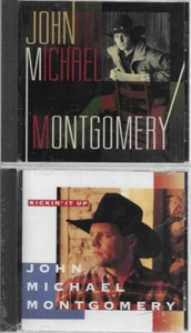 JOHN MICHAEL MONTGOMERY KICKIN' IT UP & SELF TITLED ~ 2 CDS ATLANTIC BRAND NEW - Imagen 1 de 2