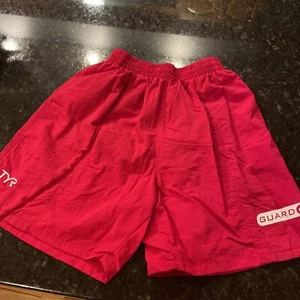 TYR Lifeguard Board Shorts, Elastic Waist with Drawstring, Lined, Small. - Picture 1 of 9
