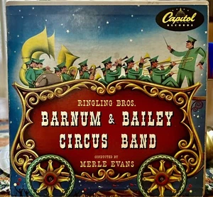 Barnum & Bailey Circus Band 7 en Gatefold solo 1 disco FI -265 - Imagen 1 de 4