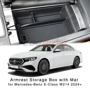 For Benz E-Class W214 2024+ Center Console Organizer Tray Armrest Storage Box - Picture 1 of 12