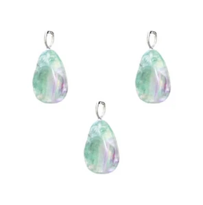 Pendentif Pierre Roulée Naturelle Fluorine - Imagen 1 de 1