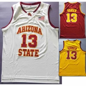 Men's Retro Harden #13 Arizona State Basketball Jersey Stitched - Picture 1 of 7