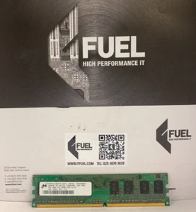 Micron 1GB DDR2 ram memory module PC2-5300 - MT8HTF12864AY-667E1 - Picture 1 of 3