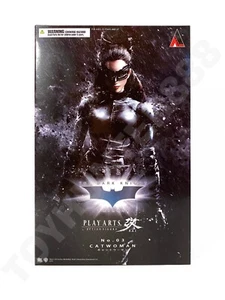 Play Arts Kai The Dark Knight Trilogy Catwoman Action Figure Square Enix NIB HTF - Picture 1 of 8