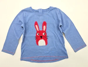 Next Mädchen Langarmshirt Sweatshirt Hase in Gr. 92/98 (2-3 J.) 100% Baumwolle - Bild 1 von 3