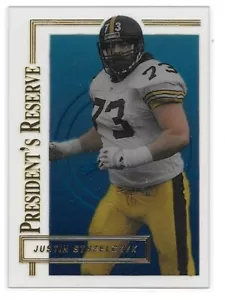 JUSTIN STRZELCZYK /20000 1996 COLLECTOR'S EDGE PRESIDENT'S RESERVE 360 STEELERS - Picture 1 of 1