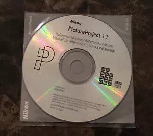 *PC Software CD-ROM Nikon Picture Project 1.1 Reference Manual and CD - Photo 1/2