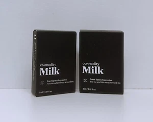 2 X Commodity Milk Scent Space Expressive 0.07 Oz Each - Picture 1 of 1