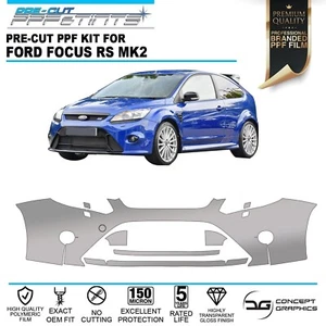 Película protectora de pintura con chip de piedra parachoques delantero PPF para Ford Focus RS mk2 - Imagen 1 de 3