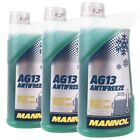 Produktbild - Kühlerfrostschutz Grün 3x1 Liter MANNOL Hightec Antifreeze AG13 -40°C BMW VAG