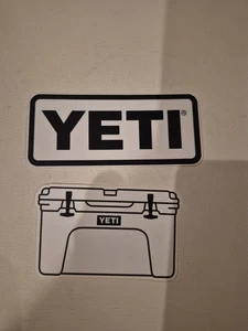 Lotto 2 adesivi pubblicitari Yeti - Foto 1 di 6