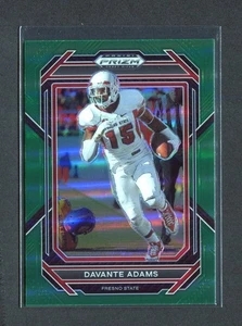 2023 Panini Prizm Draft Picks - #24 Davante Adams [Green Prizm] LA Rams - Picture 1 of 2