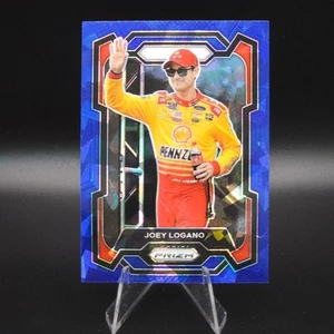 2024 Panini Prizm Racing Blue Cracked Ice #86 Joey Logano - Picture 1 of 2