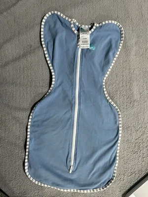 Saco de dormir calmante Love to Dream Swaddle UP pequeño 8-13 libras azul 1 tog Foto 1 de 3