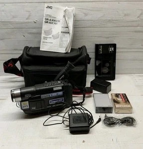 JVC GR-AXM231U Compact VHS Camcorder - Tested w/ Battery, Charger, 1 Tapes, Bag - Picture 1 of 18