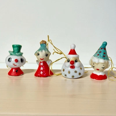 Holt Howard Lote 4 Adornos Árbol de Navidad Mediados de Siglo Japón Decoración Vintage Mini Foto 1 de 4