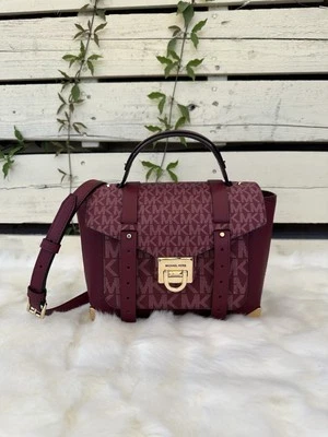 Michael Kors Manhattan Medium Top Handle School Satchel (Mulberry Multi) - Image 1 of 4