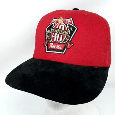 Sombrero Snapback Vintage Winston Cigarettes 40 Aniversario 1954-1994 Hecho en EE. UU. Foto 1 de 4