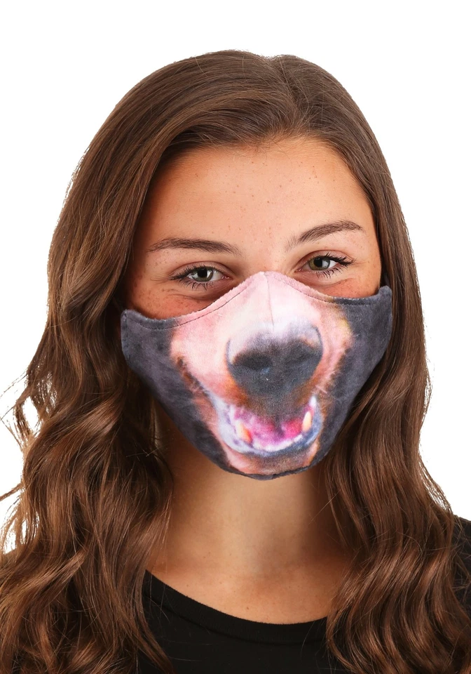 Adult Bear Sublimated Face Mask - Image 1 of 1