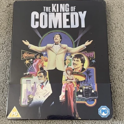 THE KING OF COMEDY - UK EXCLUSIVE BLU RAY STEELBOOK - NEW & SEALED - Image 1 of 2