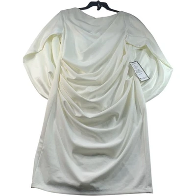 Besty & Adam Dress Womens Plus Size 16W Ivory Cap New - Image 1 of 4