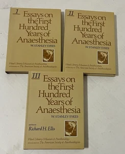 Essays on the First Hundred Years of Anaesthesia, 3 volumes, Sykes, 1982 HCDJ - Foto 1 di 4