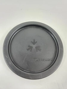 Tapa de repuesto Tupperware 4 5/8" One Touch negra 2423 para 2513 2514 2422 2707 - Imagen 1 de 3