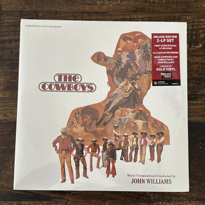 WILLIAMS, JOHN / COWBOYS OST Soundtrack Record (GOLD VINYL/2LP) RSD New Sealed - Image 1 of 4