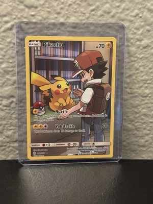 Pikachu Secret Rare 241/236 Cosmic Eclipse SM12 Pokémon Card Sun & Moon NM/M - Image 1 of 2