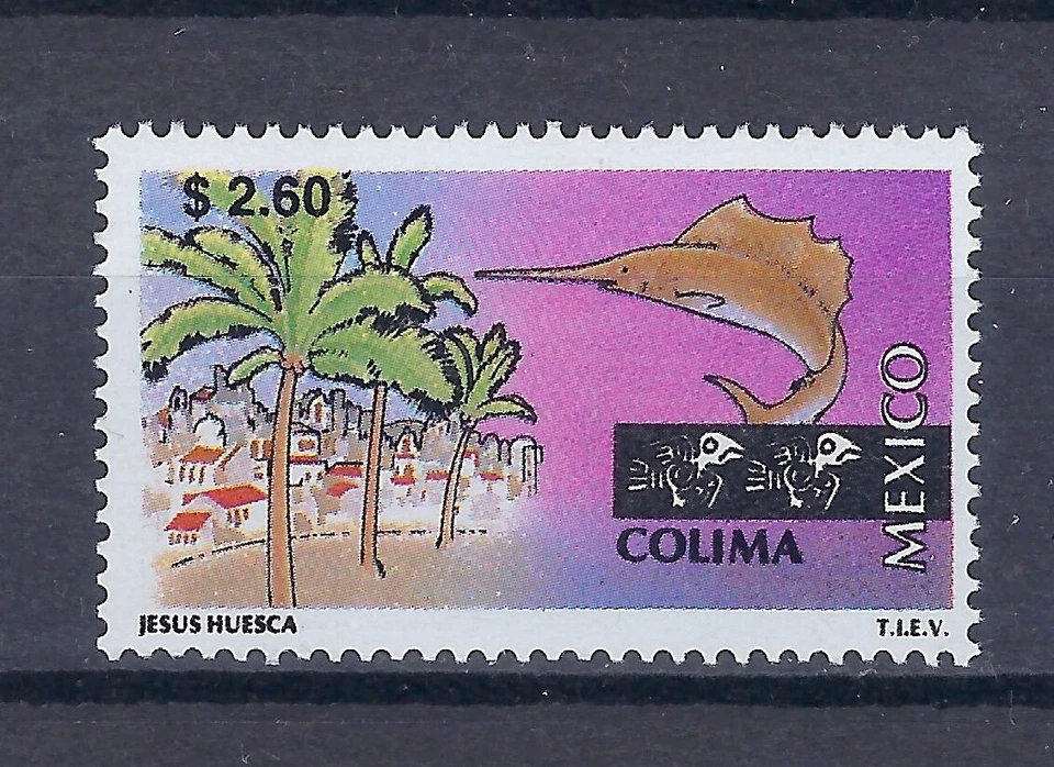 ТУРИСТИЧЕСКИЙ ВЫПУСК $2,60 COLIMA, ЦЕРКОВЬ SC #2124 бумаги # 3 CV$ (TOU-8) * - Изображение 1 из 1