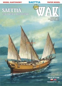 Kartonmodell Saettia 1:100 WAK - Bild 1 von 10