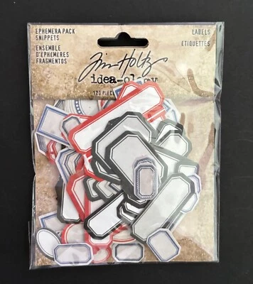 Tim Holtz идея-ology наклейки этикетки 128 штук - новый - нераспечатанный - Изображение 1 из 2
