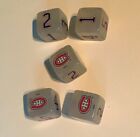 NHL Montreal Canadiens Dices Lot 5x Hockey Team Logo Collection Poker