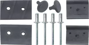 1962-66 Chevrolet, GMC Truck; Hood Rubber Bumper Set w/Rivets; 10 Piece set; New - Picture 1 of 1
