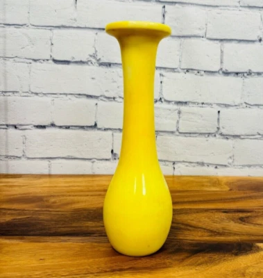 Jarrón de ónix teñido, hermosos jarrones con flores amarillas, pieza central de cristal, 12" de altura Foto 1 de 4