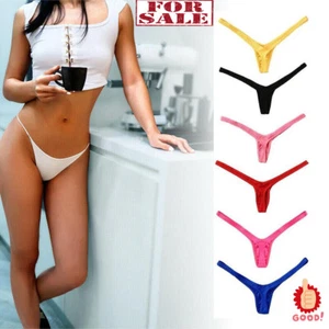 Damen Dessous G-String Tanga Slips Bikini Höschen Schlüpfer Unterwäsche Au > - Bild 1 von 28