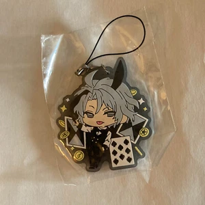 Idolish7 Gaku Yaotome Anime Rubber Keychain (Usamimi Poker Dealer ~ 8) - Picture 1 of 2