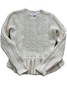 sandro peplum sweater  Size 3