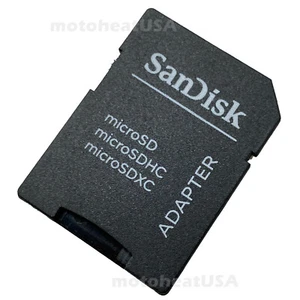 SanDisk Adapter Micro SD Card SD SDXC SDHC TF Class 10/4 Memory Card Adapter - Picture 1 of 4