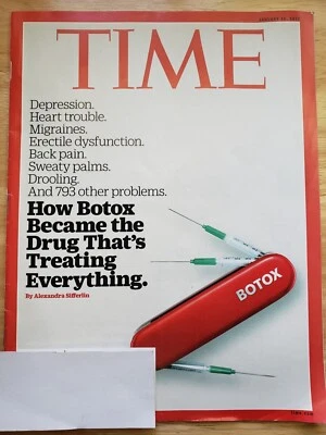Time Magazine - January 16, 2017 - How Botox is Treating Everything - Image 1 of 2