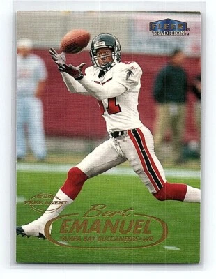 1998 Fleer Tradition Bert Emanuel Tampa Bay Buccaneers #154 - Image 1 of 2