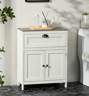 SHABBY-CHIC-CUPBOARD Shabby Chic Cupboard Vintage French Style Storage Side Cabinet Wooden Sideboard