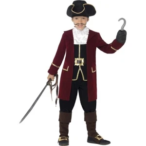 Seeräuberkostüm M 7-9 Jahre 128-140 cm Pirat Kostüm Kinder Piratenkostüm Hook - Bild 1 von 1