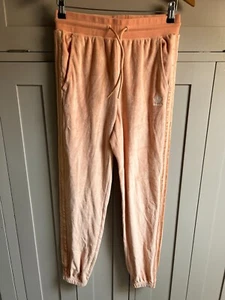 Adidas Originales Delgado Velour Suave Damas Joggers en Naranja - Talla 10 - Imagen 1 de 7