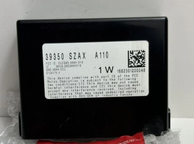 2012-2015 HONDA PILOT MONITOR DE PRESSÃO DE PNEU UNIDADE RECEPTORA FABRICANTE DE EQUIPAMENTO ORIGINAL 39350-SZAX-A110 - Imagem 1 de 4